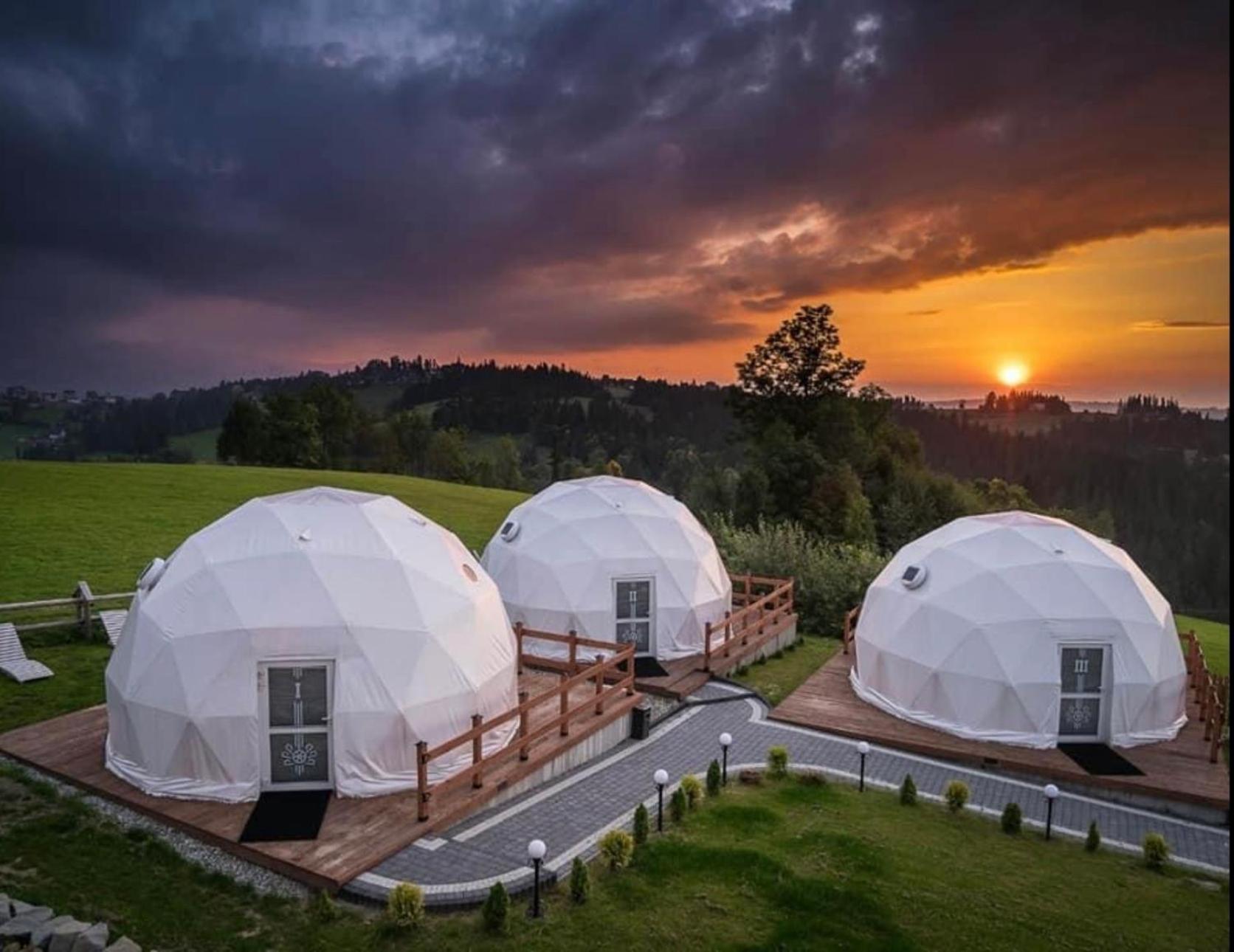 Glamping Pasieka Namiot Glamp Bukowina Tatrzanska - Domki W Gorach Groń 外观 照片